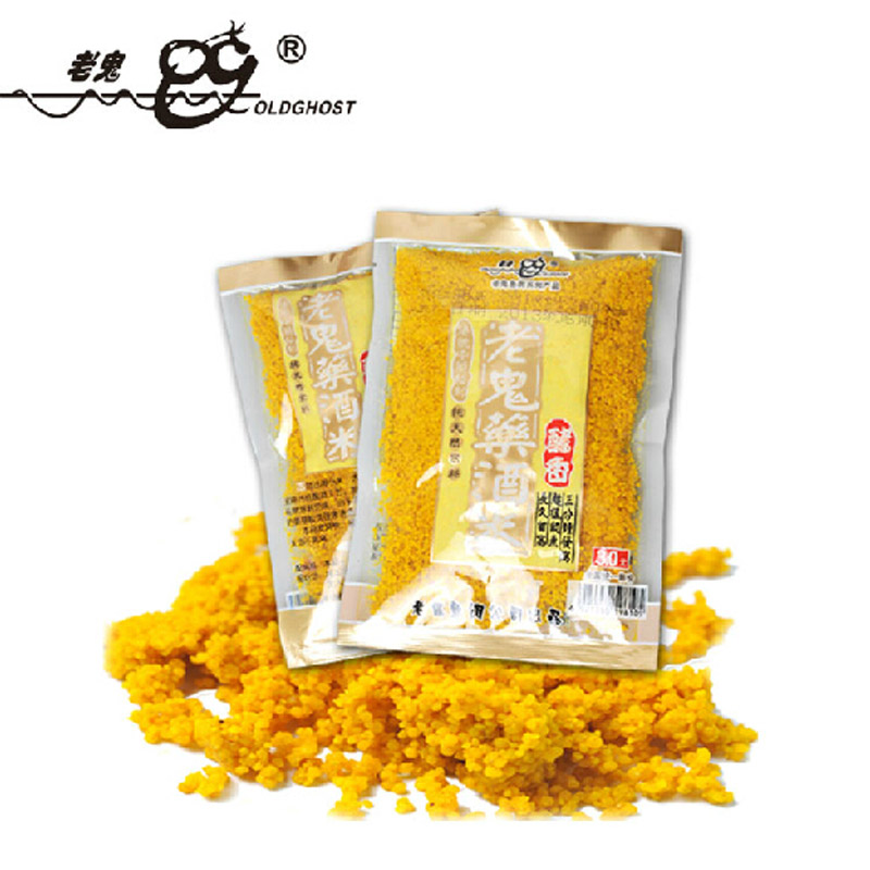 老鬼鱼饵 老鬼药酒米 酵香味 中药窝料 底窝饵 饵料100克