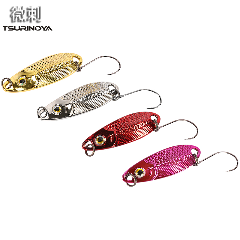 钓之屋 微刺 SPOON 1.5克 2.5克 3.5克马口亮片勺型路亚亮片鳟鱼