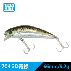 2016新品蓝旗鱼复刻版宝贝鱼66mm9.2g经典米诺 诱惑翘嘴鲈鱼饵