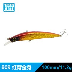 正品蓝旗鱼曲腰路亚饵浅层米诺缓沉缓浮假饵鱼饵专攻翘嘴超远投
