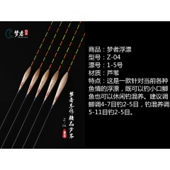 梦者手工芦苇浮漂Z系列鲫鲤鱼漂高灵敏梦者钓具黑坑混养醒目鱼漂