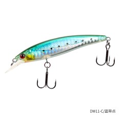 钓之屋 DW11-F95mm/9g/潜深1米 米诺路亚饵 假饵 鱼饵鲈鱼饵