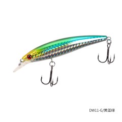 钓之屋 DW11-F95mm/9g/潜深1米 米诺路亚饵 假饵 鱼饵鲈鱼饵