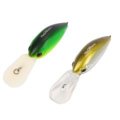 钓之屋 DW21小胖子64mm16.5克潜深2.5至3.2米路亚饵 Crank 硬饵