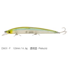 钓之屋 DW31米诺129mm 14.8g 三钩路亚饵 硬饵 翘嘴 鲈鱼 海鲈饵