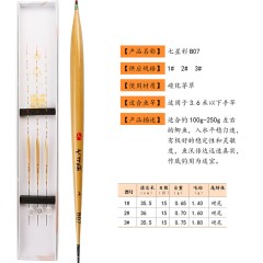 清仓七星彩浮漂B系碳化茅草鱼漂流线型水皮漂轻口鲫鱼浮标钓具