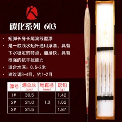 家人一线作碳化巴尔杉木浮漂加粗醒目尾鱼漂阴天尾钓鱼浮漂软尾漂