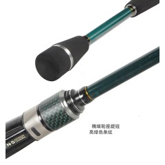 NS绿魔路亚竿远投型 轻硬碳素直柄纺车轮枪柄水滴轮鱼竿套装