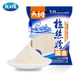 龙王恨拉丝粉雪花粉麝香米龙麦诱饵料 香甜粘粉鱼饵添加剂鱼饵