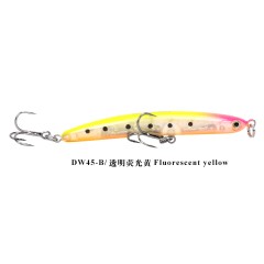 钓之屋 DW45沉水铅笔65mm 5克沉水型硬饵 远投路亚饵翘嘴饵拟饵