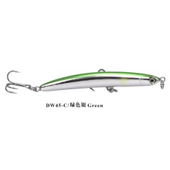 钓之屋 DW45沉水铅笔65mm 5克沉水型硬饵 远投路亚饵翘嘴饵拟饵