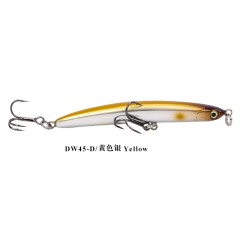 钓之屋 DW45沉水铅笔65mm 5克沉水型硬饵 远投路亚饵翘嘴饵拟饵