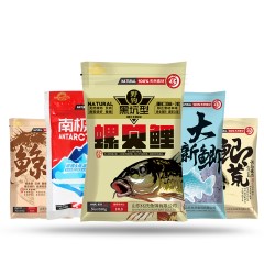 鱼饵钓饵化氏新三样螺贝鲤大新鲫饵料野钓散炮鲤鱼化绍新钓鱼配方
