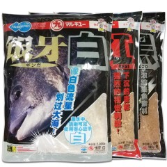 丸九海钓饵矶钓饵银牙红白黑窝料海底杀手抛竿饵远投饵鱼饵饵料