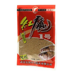 武汉天元千川黄金版红魔系列含虾粉诱鱼剂黑坑野钓鲫鱼鱼饵 饵料