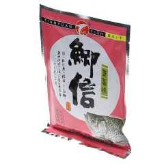 武汉天元饵料 鲫信草莓味100g 添加诱食剂野钓鲫鱼鱼饵