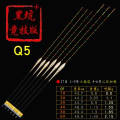 黄金眼旗舰店 黄金眼竞技版芦苇浮标 黑坑漂高灵敏度鲫鱼漂混养漂