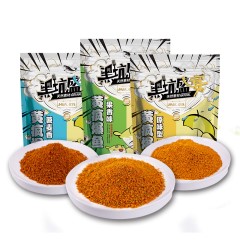 化氏2018新品饵料黄疯爆鱼黄色风暴小黄面鱼饵黑坑鲤散炮小药饵料