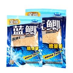 龙王恨新款金版蓝鲫春季野钓鱼饵 鲫鱼鲤鱼鳊鱼钓鱼腥香钓鱼饵料