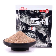 化氏3+1夏季鱼饵渔具套装 野钓红虫鲫鱼钓鱼窝料拉丝粉鲤鱼饵料