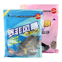 武汉天元罗非风暴搓饵散炮1号颗粒 野钓罗飞黑坑罗非打窝饵料