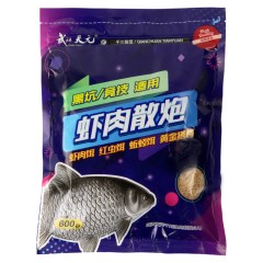 武汉天元千川系列 虾肉散炮600g 黑坑竞技鲫鱼饵状态添加剂饵料