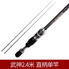 九酷武神路亚竿碳素枪柄水滴轮直柄纺车轮海竿钓鱼竿远投抛竿套装